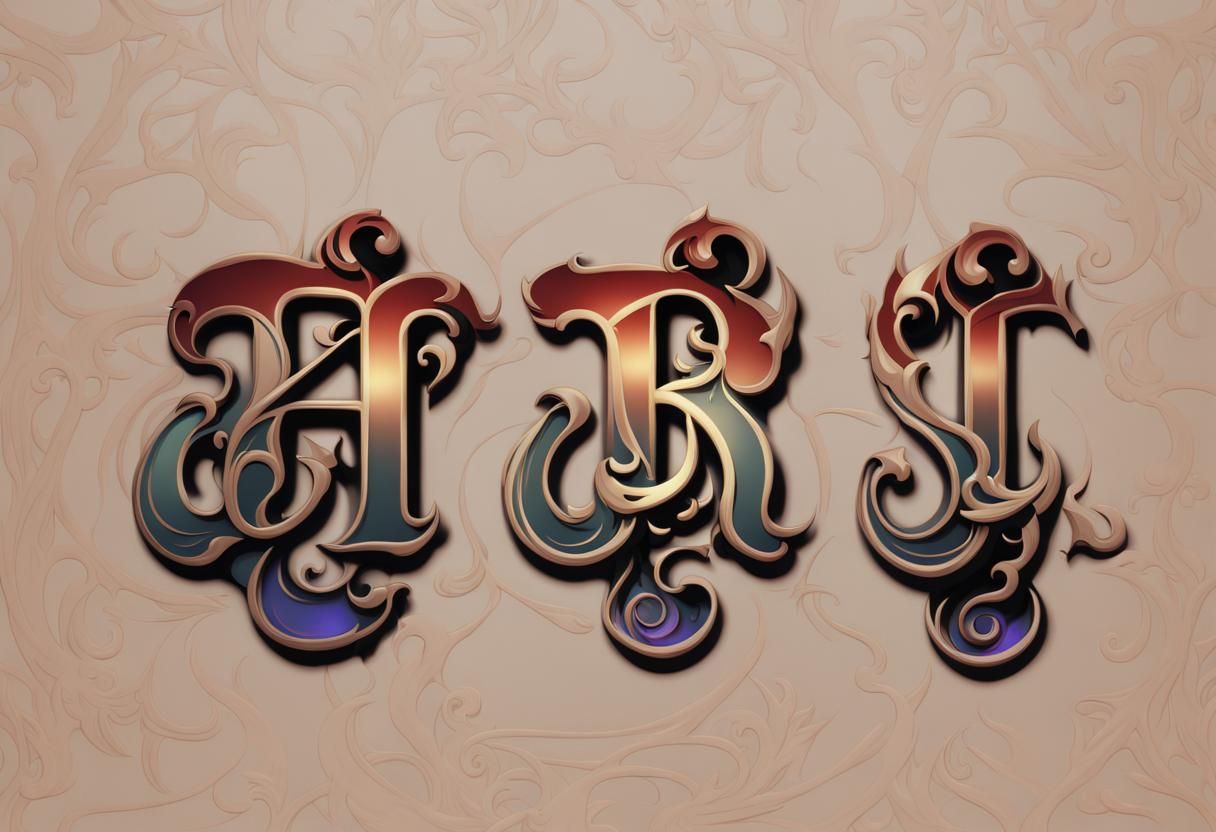 Horror Art in Art Nouveau Rococo Architecture