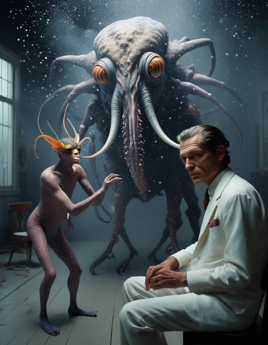 Surreal Portraits of People in Exotic Scenes