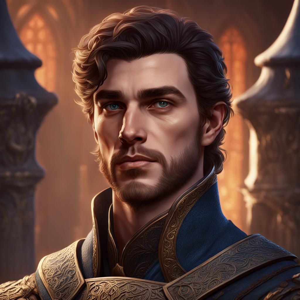 Fantasy Portrait of a Young Prince in Unreal Engine 5