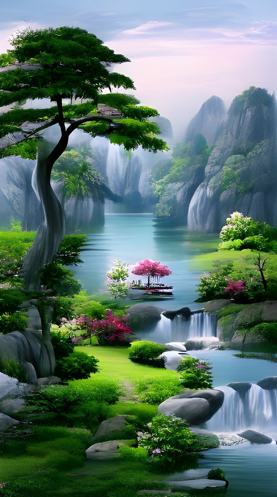 Serene and Tranquil Visual Composition