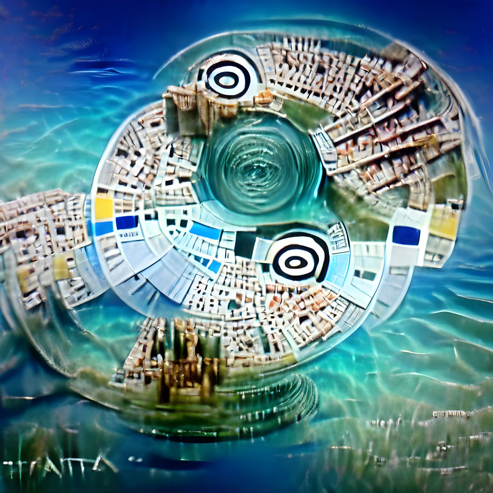 Concentric City of Atlantis in High Definition