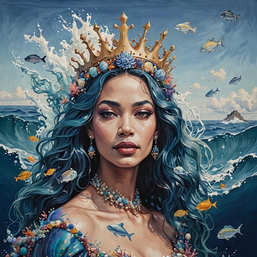 Ocean Queen: A Digital Painting