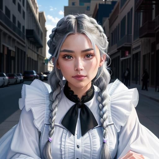 Grayfia Lucifuge in French Maid Uniform, Live Action Photo