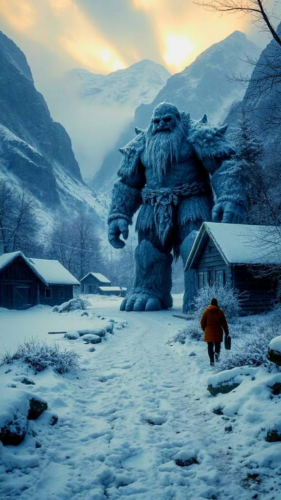 Frost Giant Descends: Winter's Icy Arrival