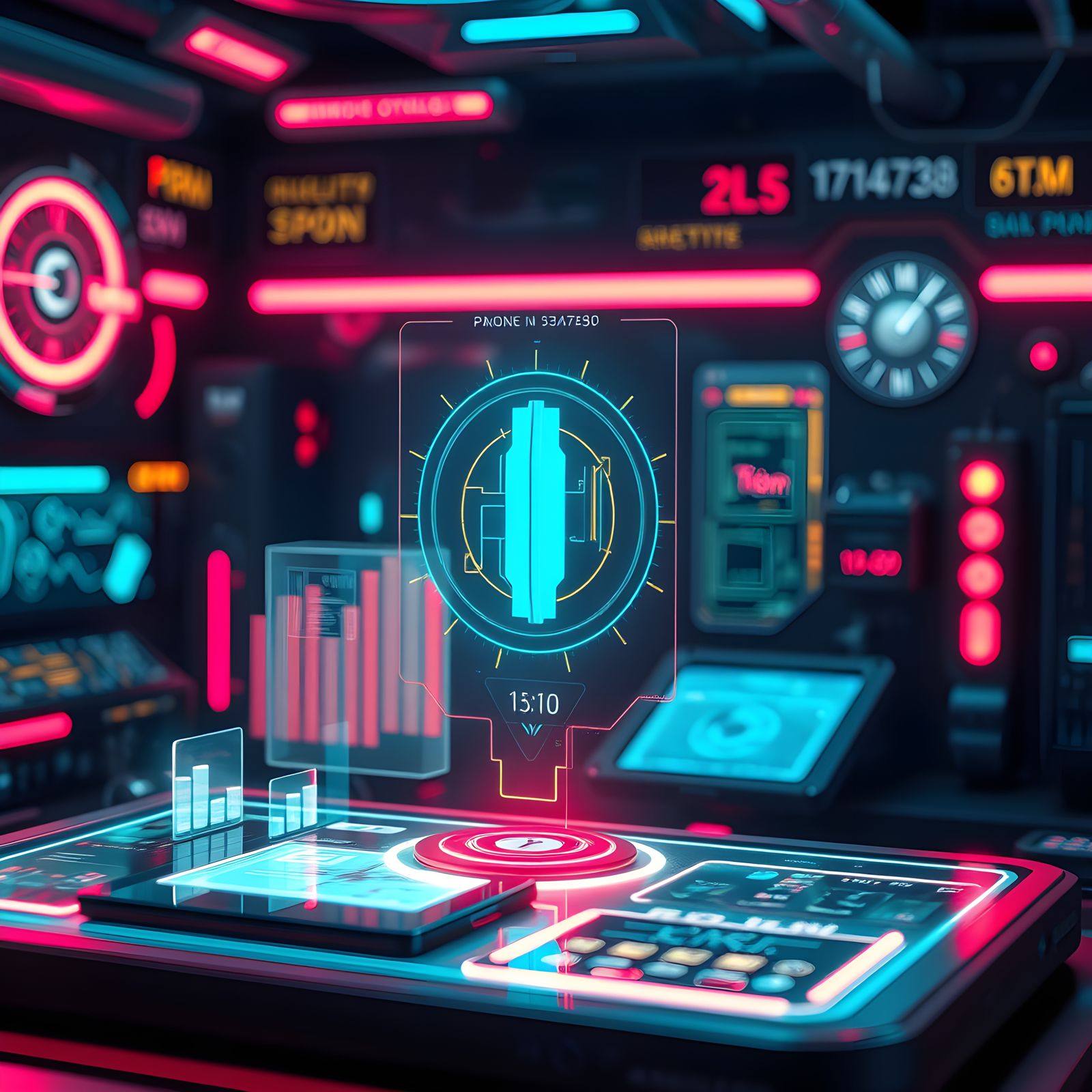 holographic user interface elements