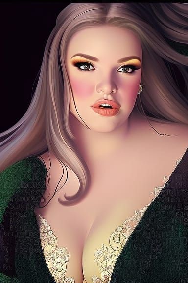 Ethereal Princess in Garden, Hyperdetailed Fantasy Art