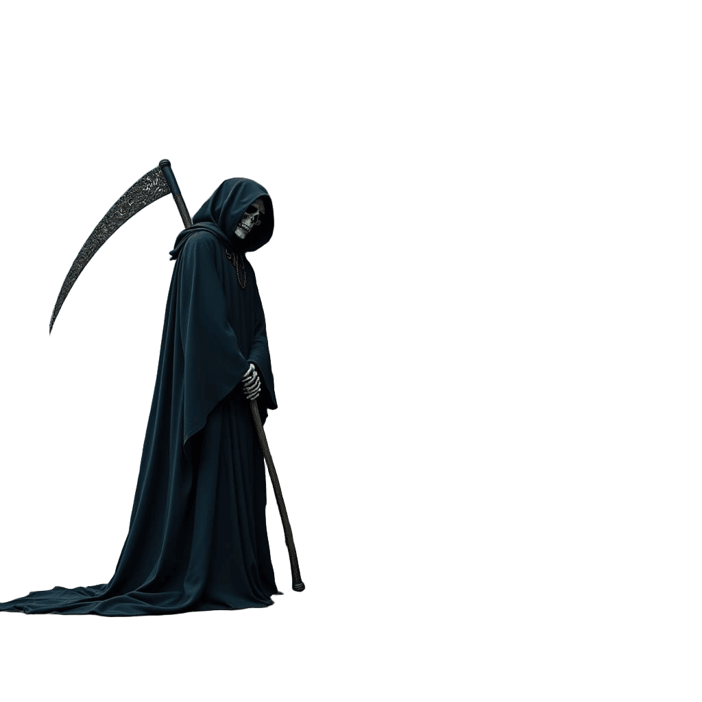 Grim Reaper Seeks Employment: Matte Painting