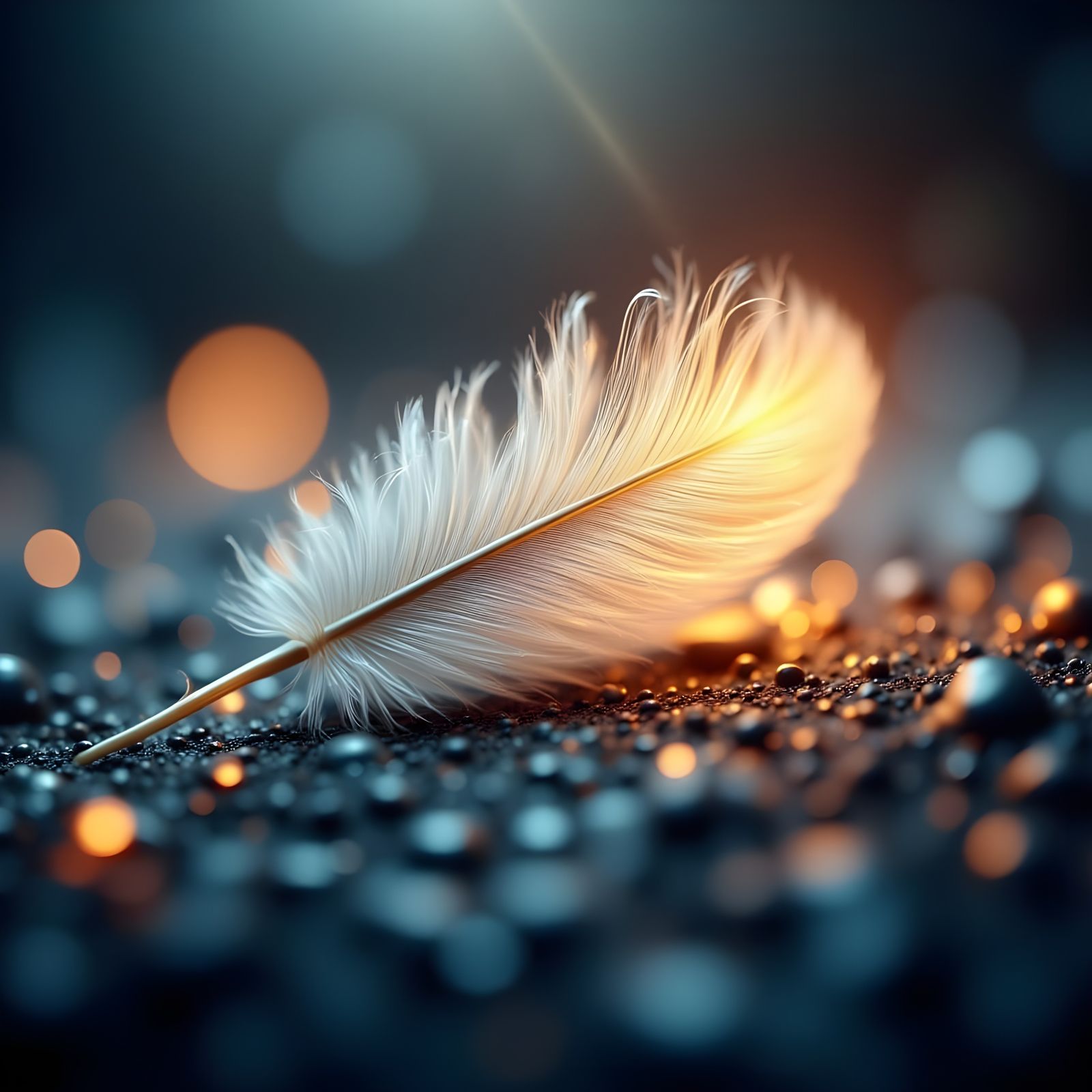 Enchanted Feather on Mystical Ground