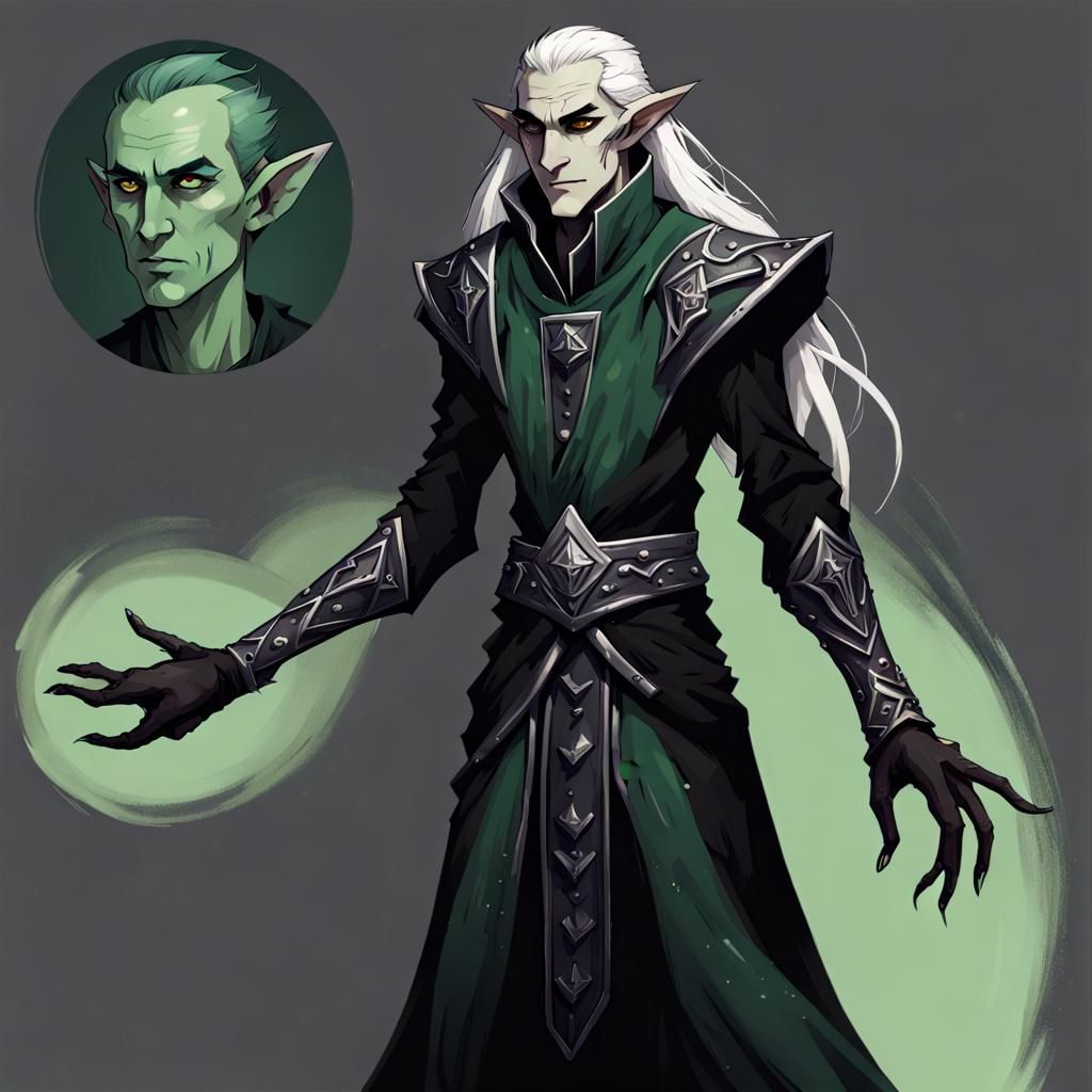 High Elf Shadow Sorcerer with Plague Swarm