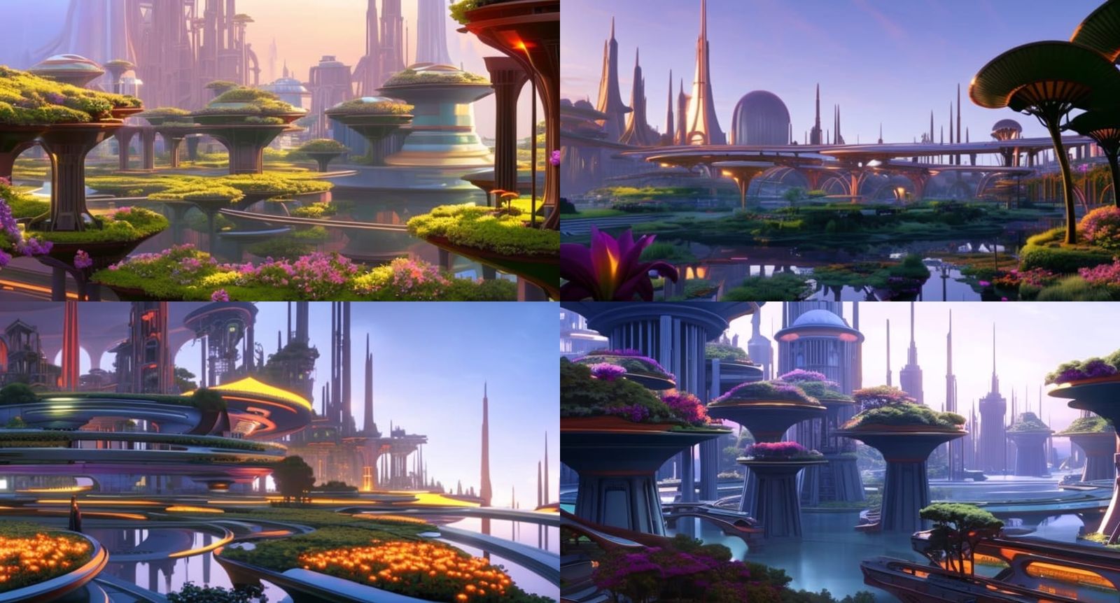 Ancient Rome Retrofuturism in Cyberpunk Style