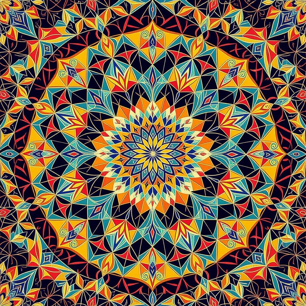 Mesmerizing Kaleidoscope of Colors and Patterns