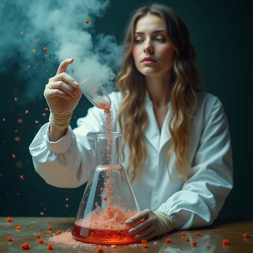 Surreal Baroque: Scientist's Experiment Unleashes Fairy