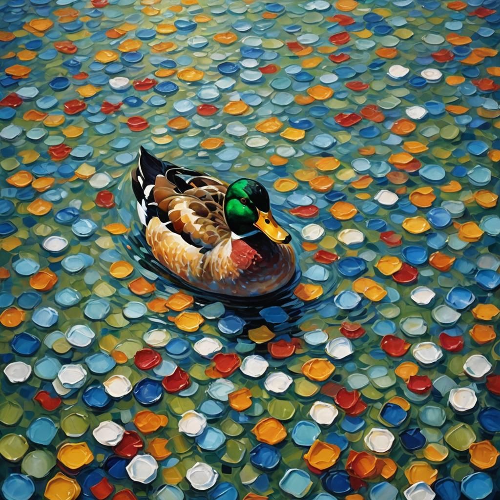 Ocean as Whisky: Neo-Impressionist Expressionist Oil Paintin...