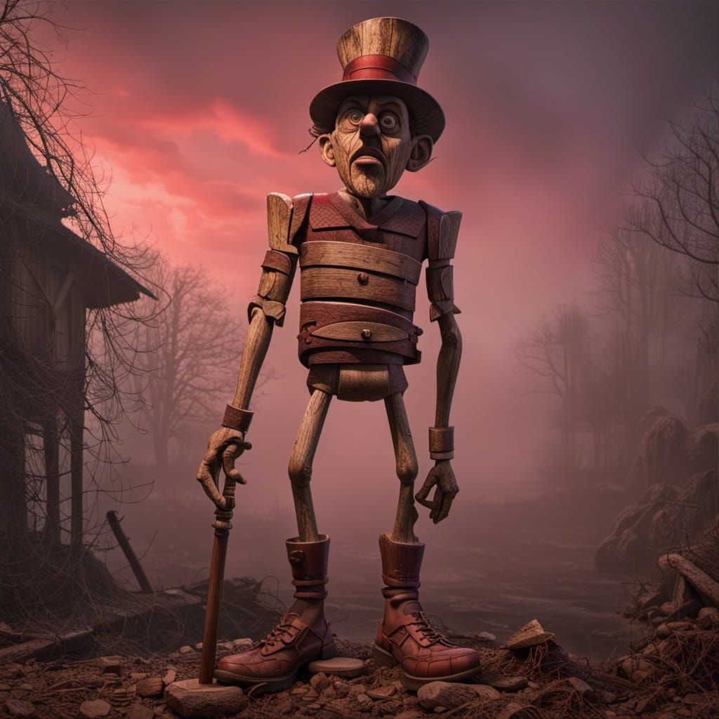 Evil Pinocchio Wooden Titan Wreaks Havoc