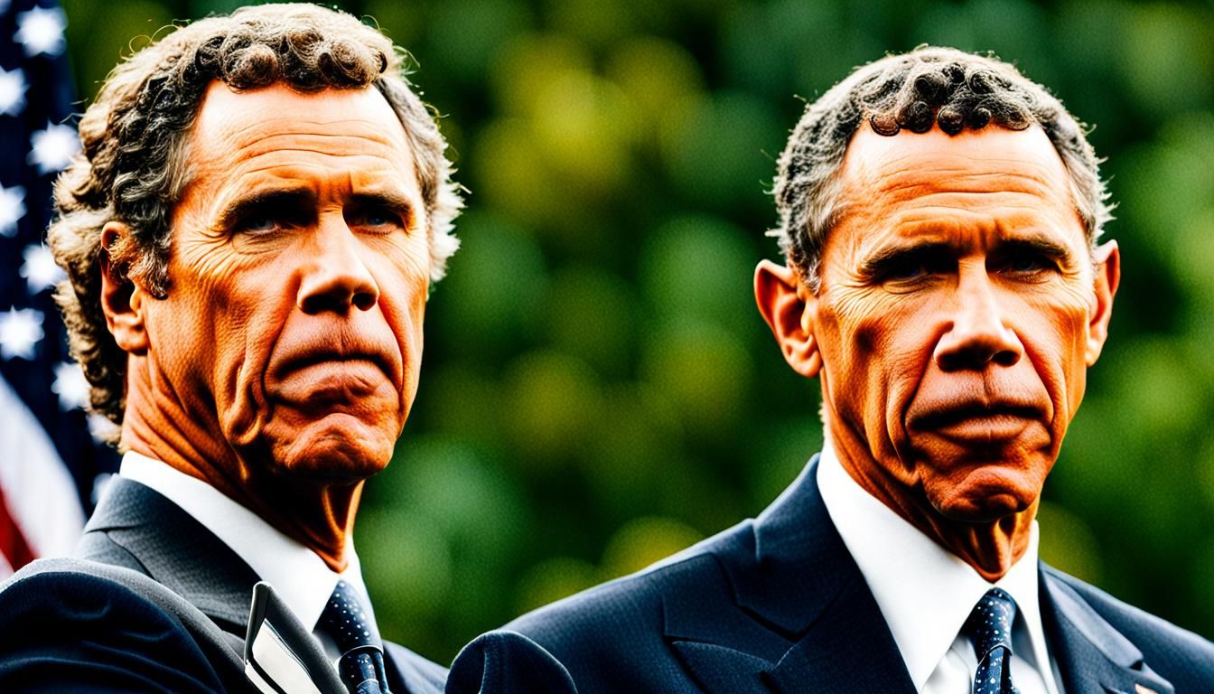 Surreal Image: Will Ferrell and Barack Obama