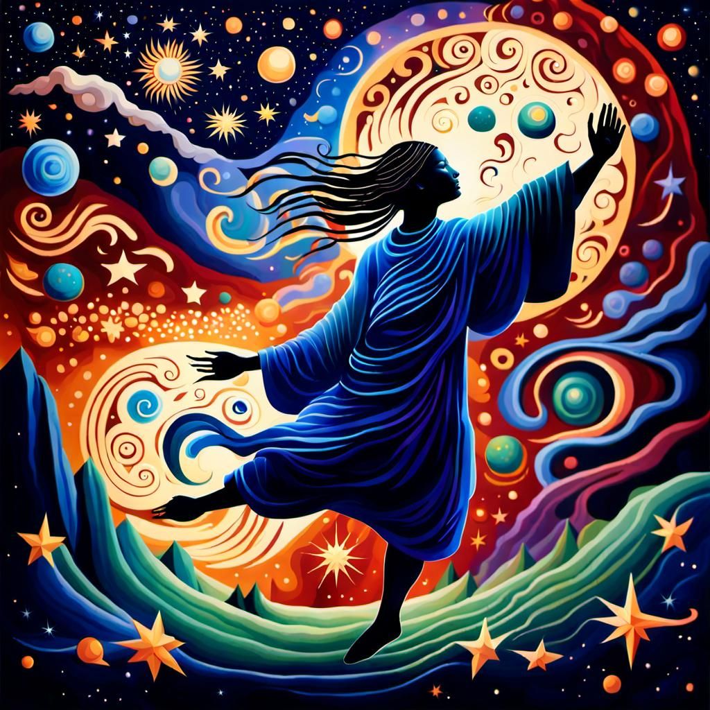 Cosmic Rebirth: A Surreal Transformation