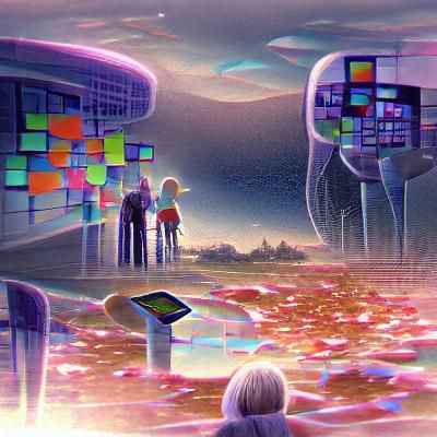 Futuristic Cityscape: An AI-Generated Alternate Reality