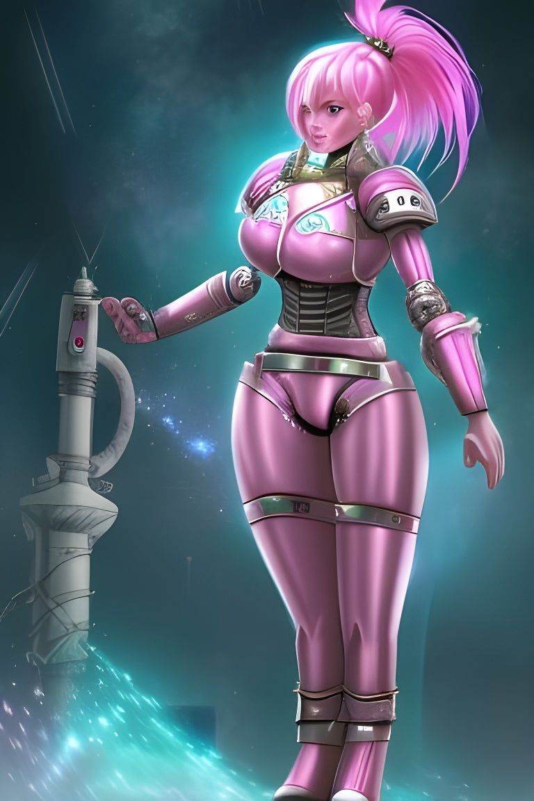 Fantasy Heroine Raids Robot Overlord's Grimdark Harem