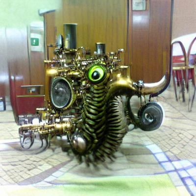 Steampunk Alien Monster Hybrid