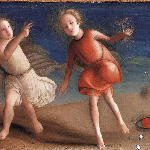 Hedgehogs in Whimsical Beach Scene with Discus Toss