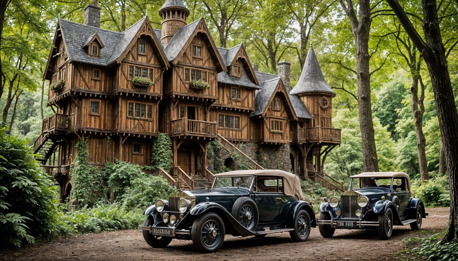 Vintage Rolls Royce Cars in Elven Castlewood
