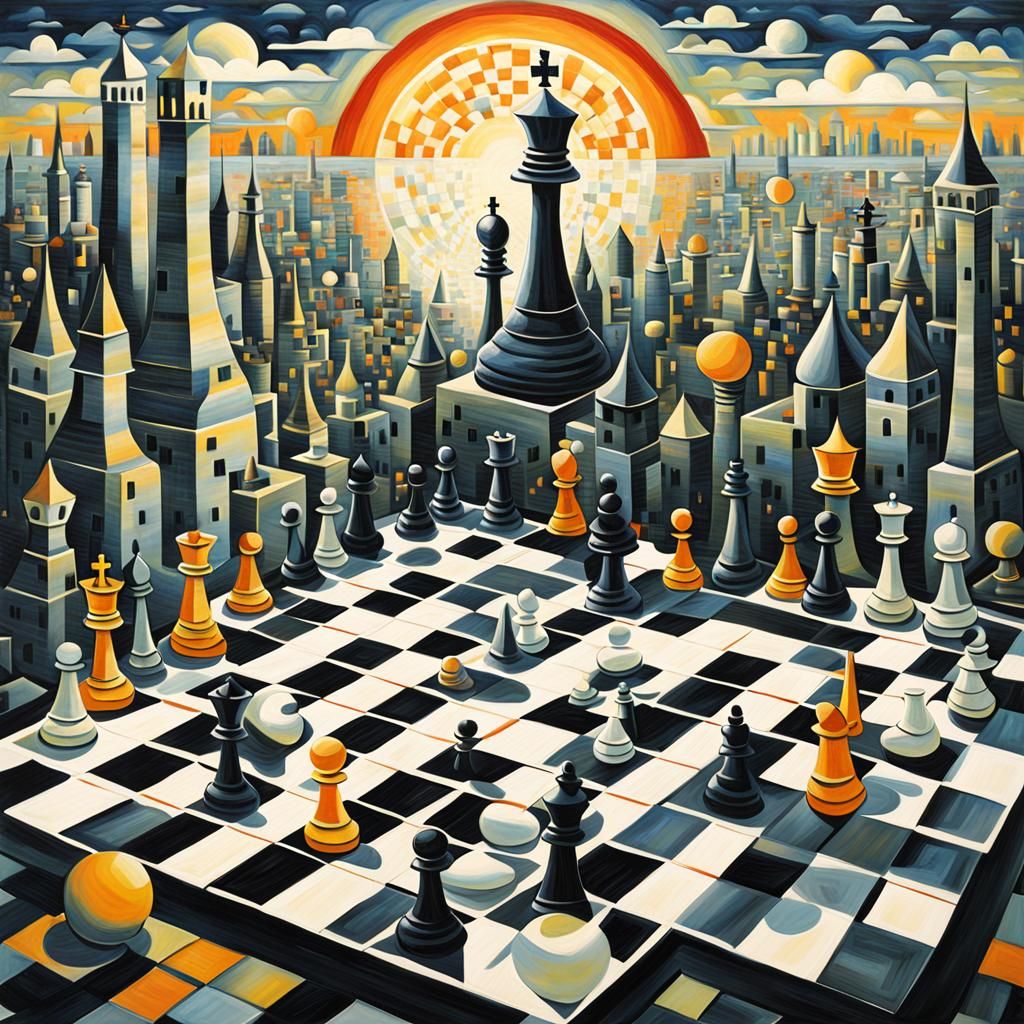 Surreal chess world