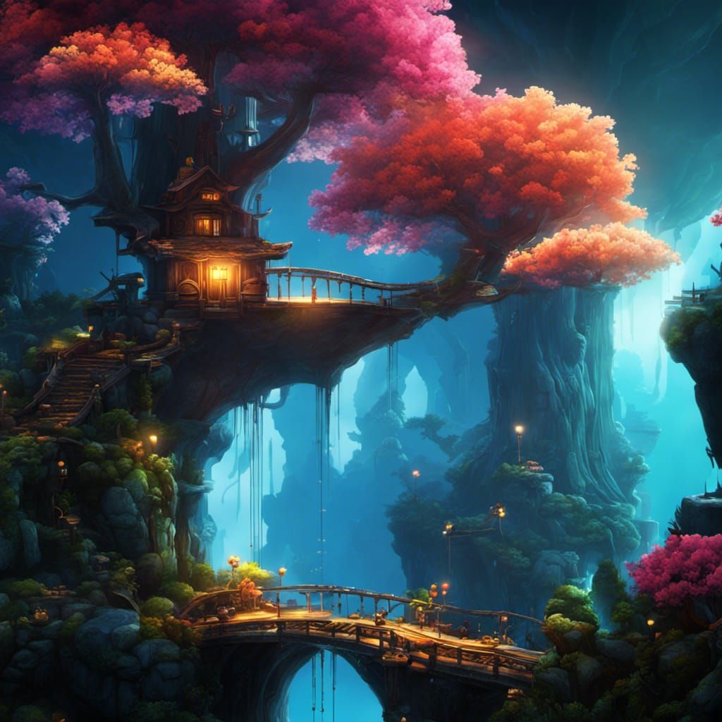 Paintbrushes in a Dark Metroidvania Platformer