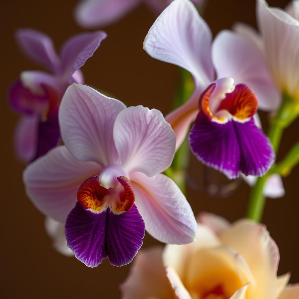 Delicate Ikibana Floral Arrangement in Mapplethorpe Style