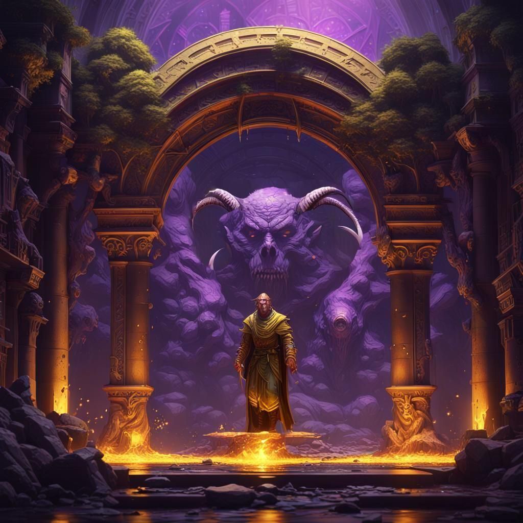 Dark Fantasy Antlers in Mist, Hyperdetailed Art