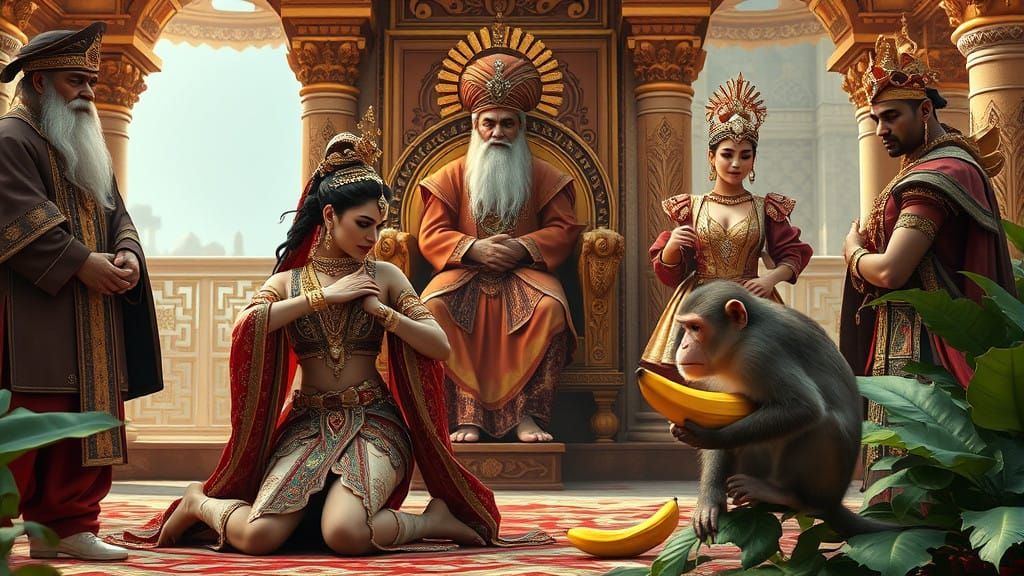 Enchanting Sultan's Prize in Mystic Oriental Setting