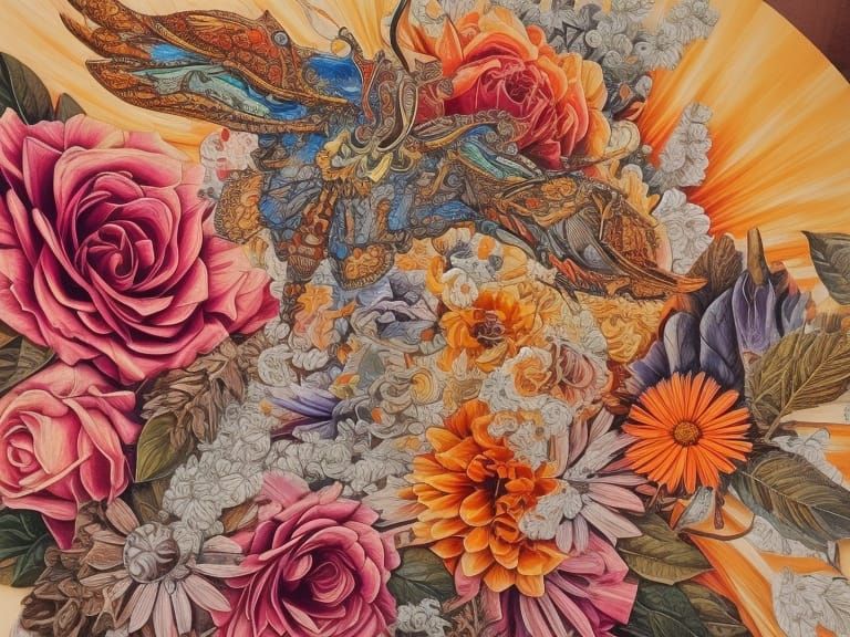 Summer , Canvas, Warm Colors