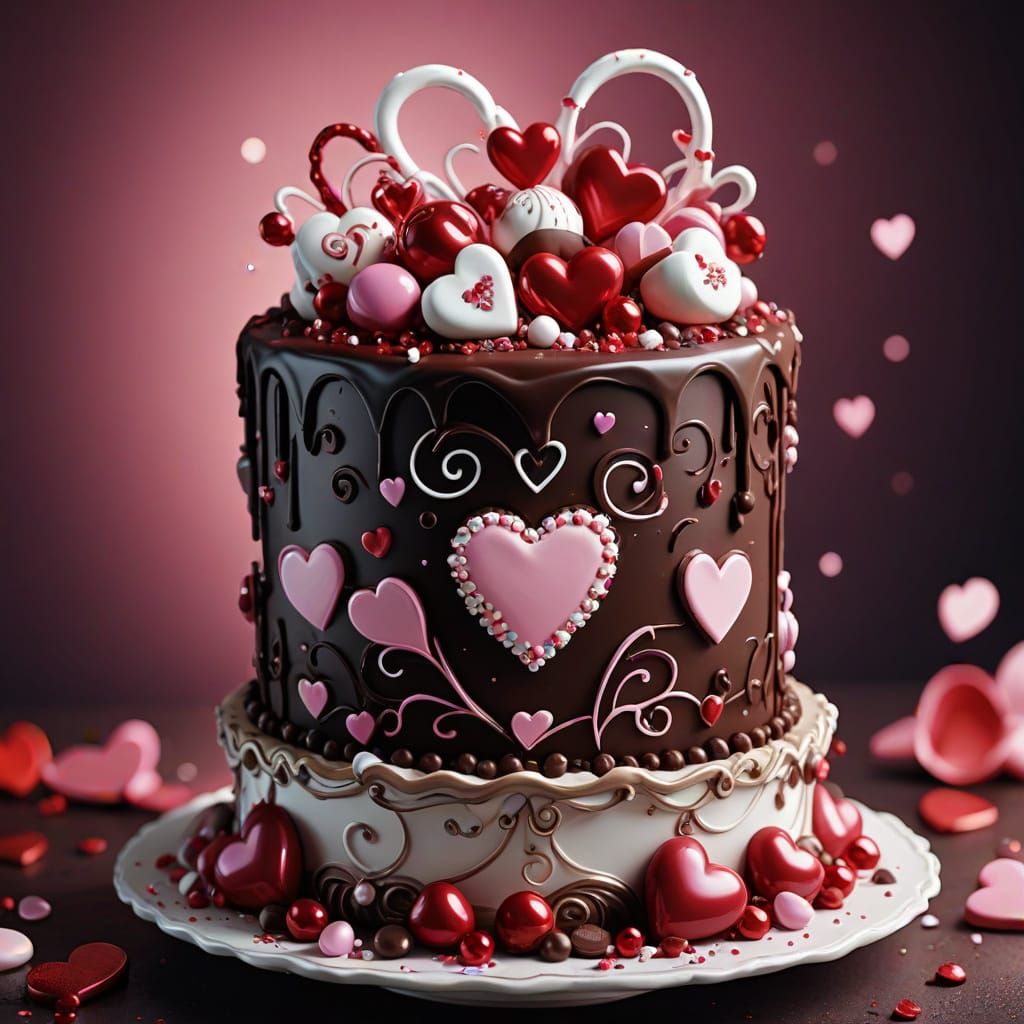 Breathtaking Chocolate Valentine's Day Masterpiece