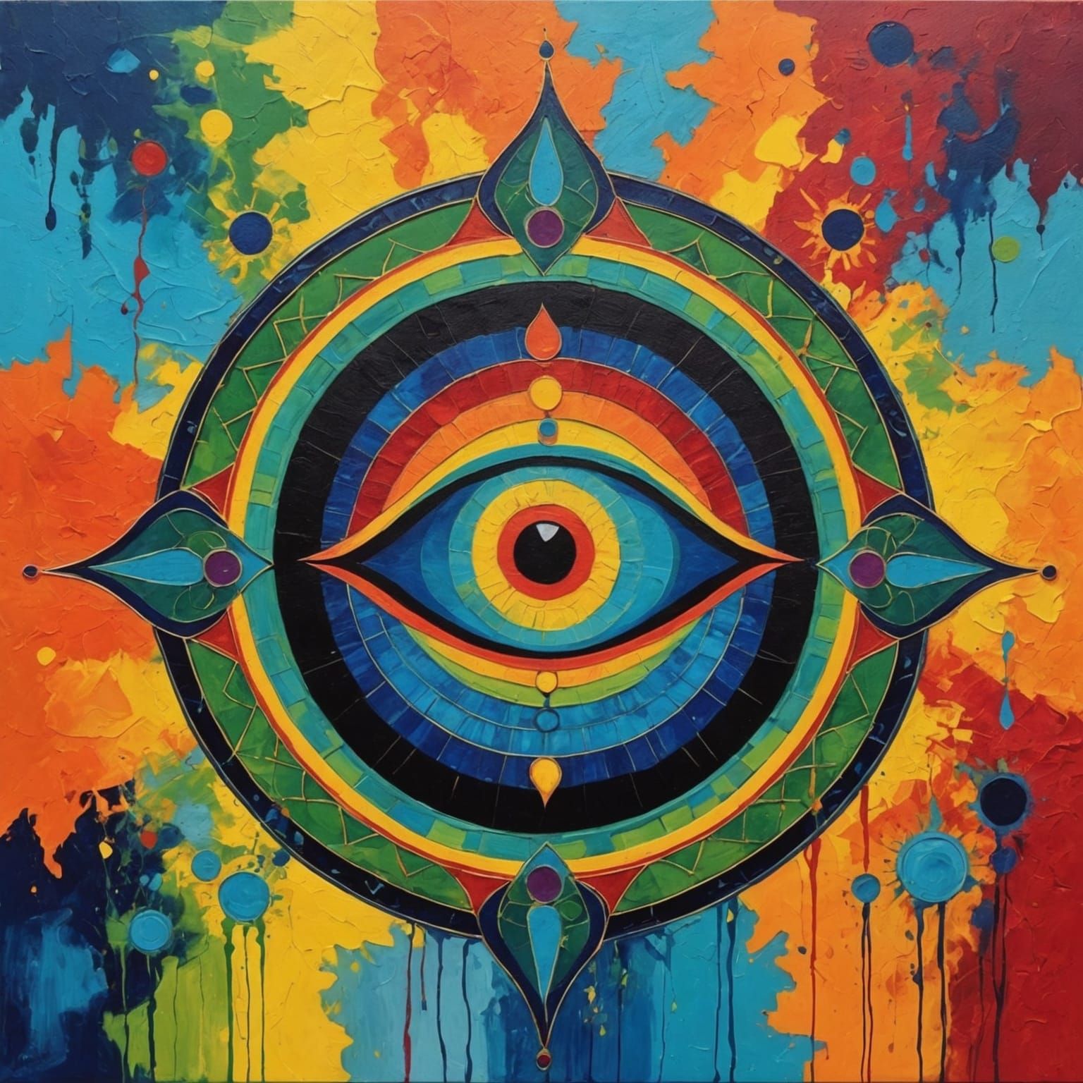 Abstract Chakra Alignment: Opening the Third Eye