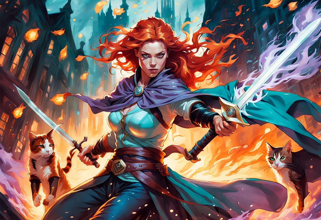 JoAnne Aes Sedai and her Warder Kitties