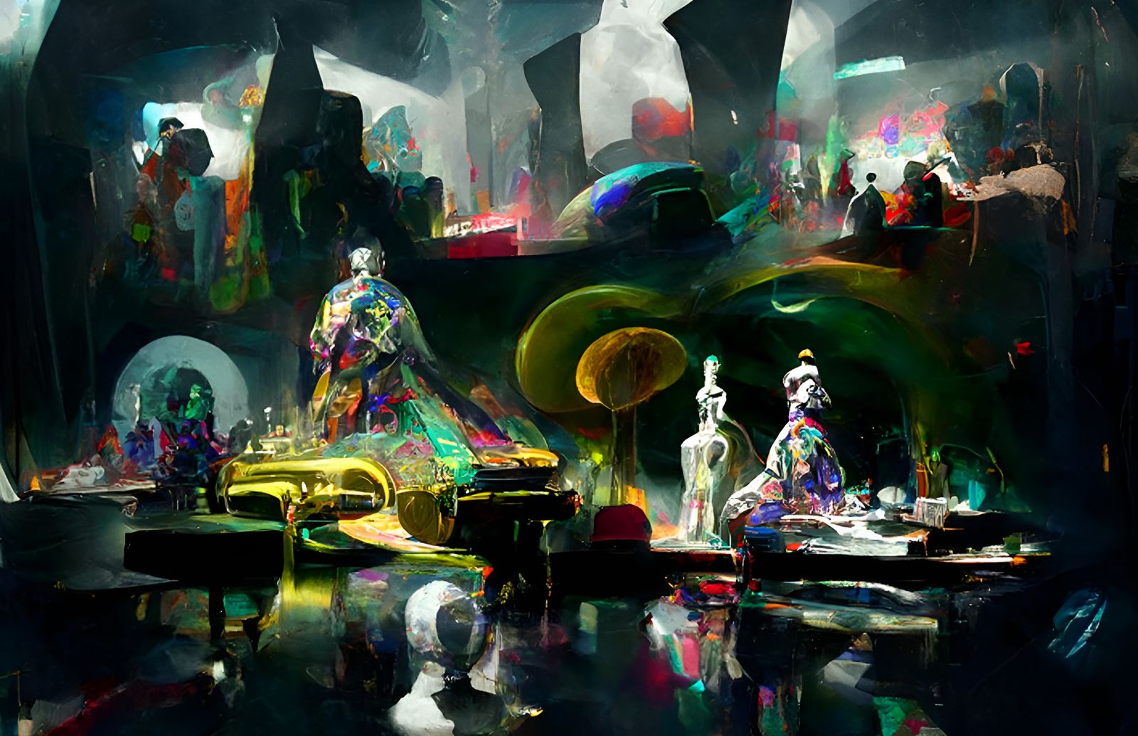 Afrofuturist Jazz Club at the End of Time