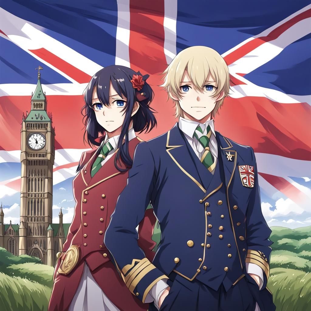 Anime Style Personification of the United Kingdom