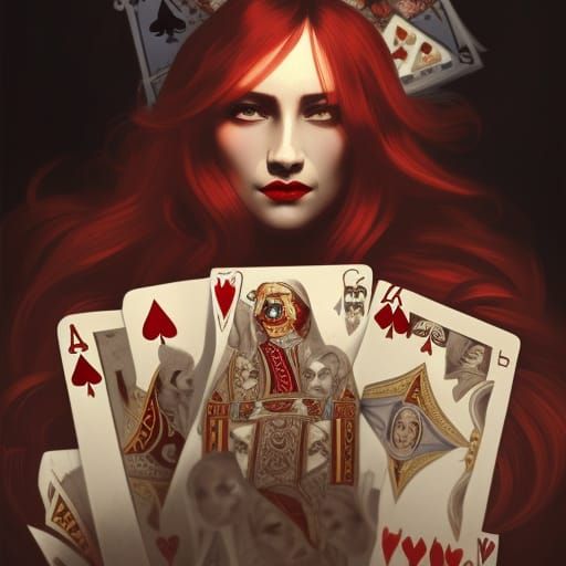 Playing Card People: Ace, Queen, King and Jack