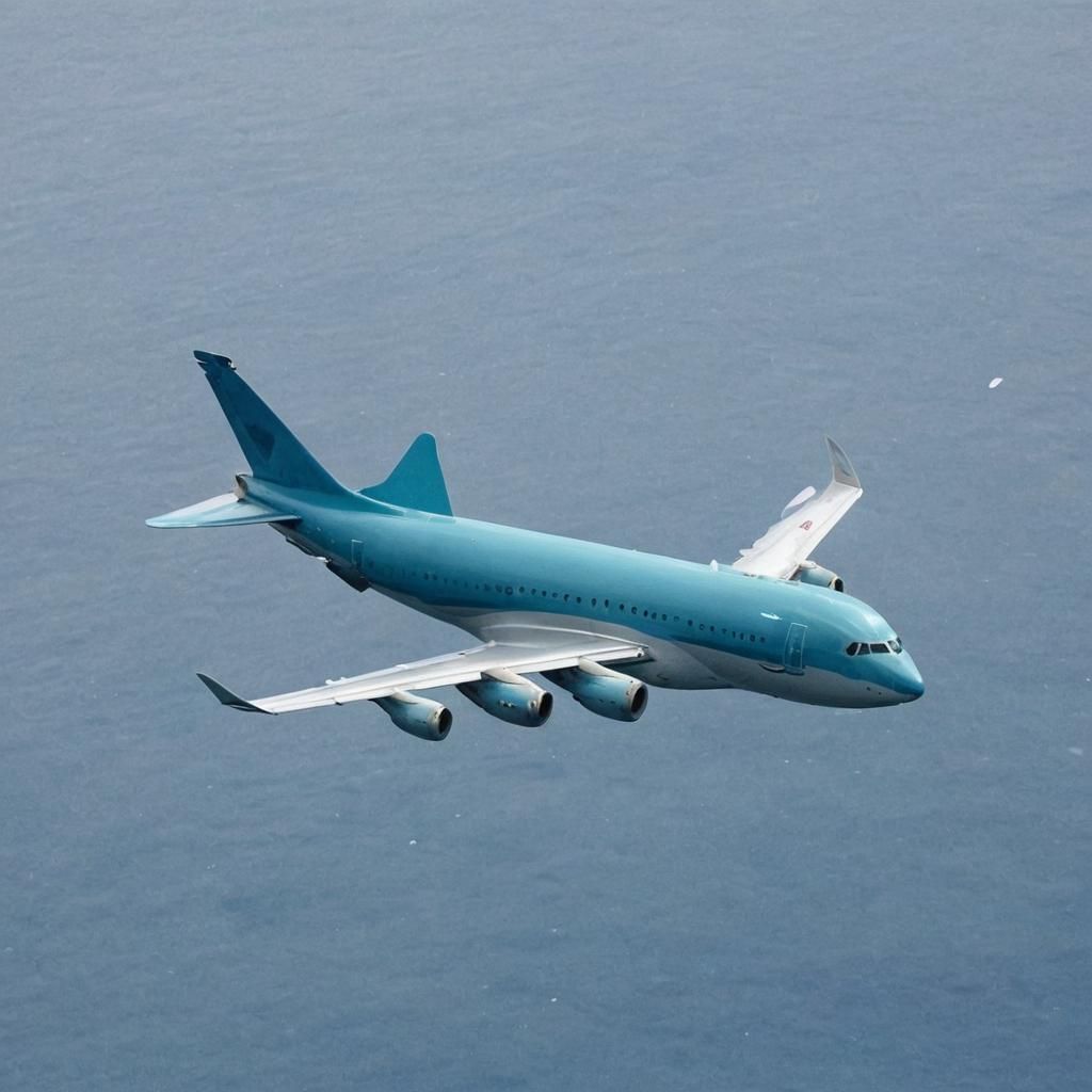 Aeroplane with a Dolphin Head