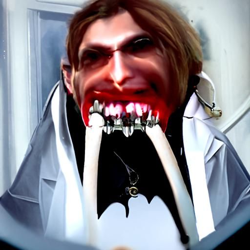AI Interpretation: Lunatic Dentist Vampire