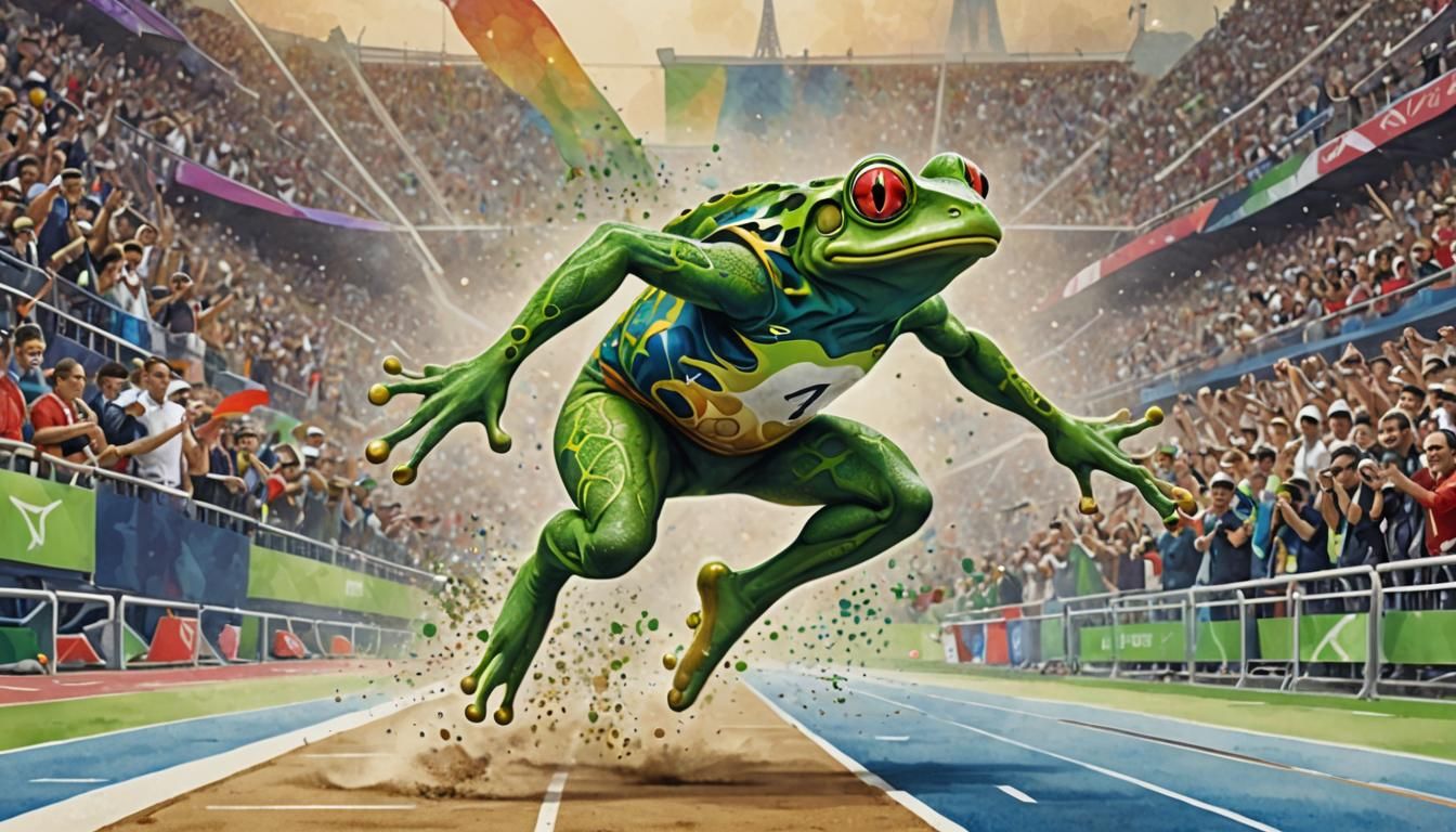 Frog Long Jumps at the Paris Olympics