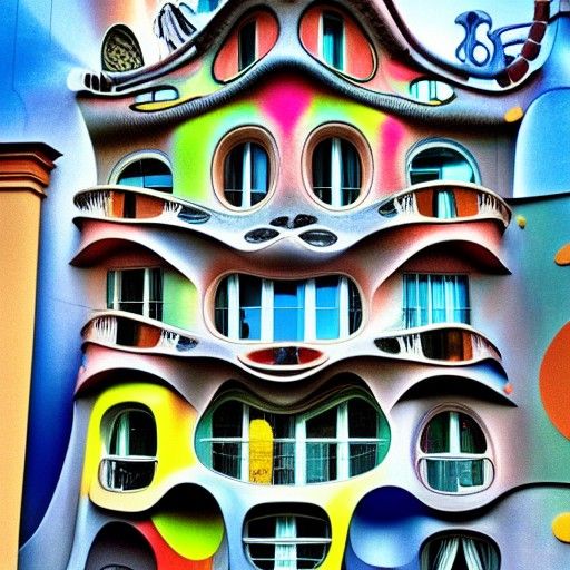 Casa Batllo in Surrealist Style