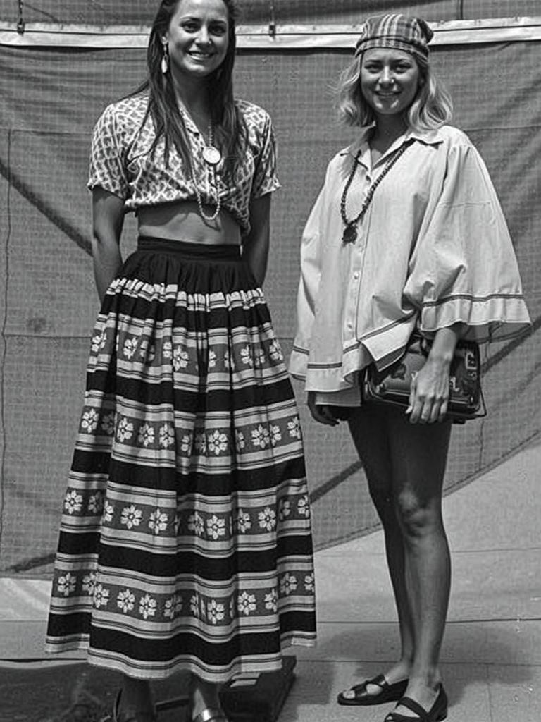 Far-Out Hippie Chick Rocks Woodstock