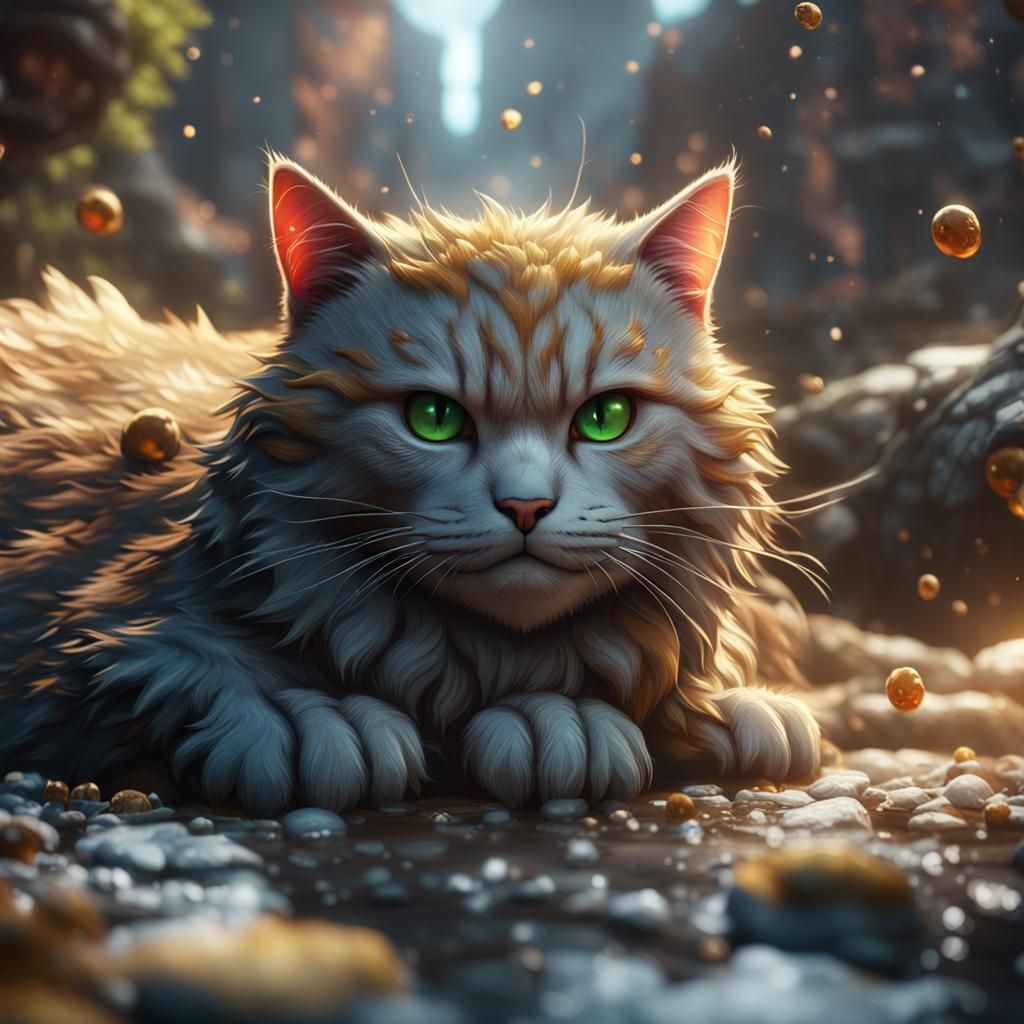 Hero Cat's Demise: 3D Game Cinematic Masterpiece