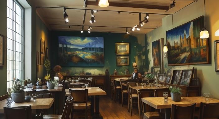 coffee shop and art gallery #21