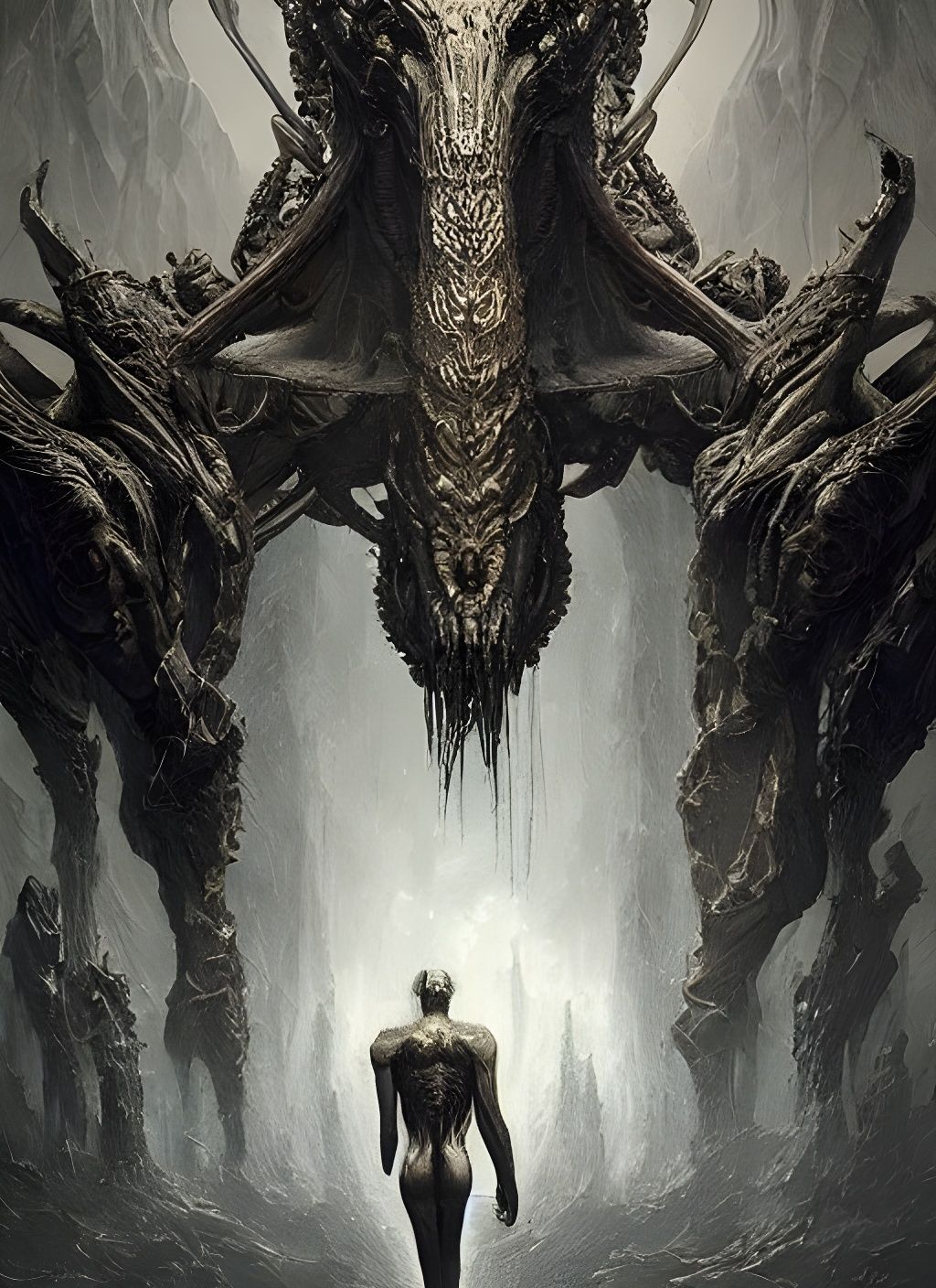 Glorious Nephilim: A Hyperrealistic Fantasy Art Vision