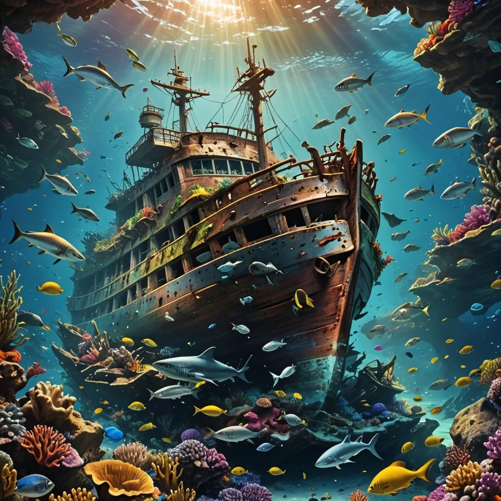 Underwater Shipwreck