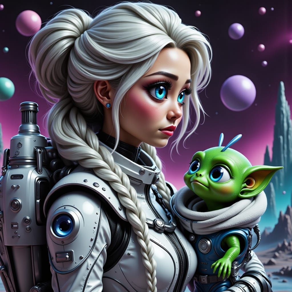 "Finding Mom" Adorable Aliens