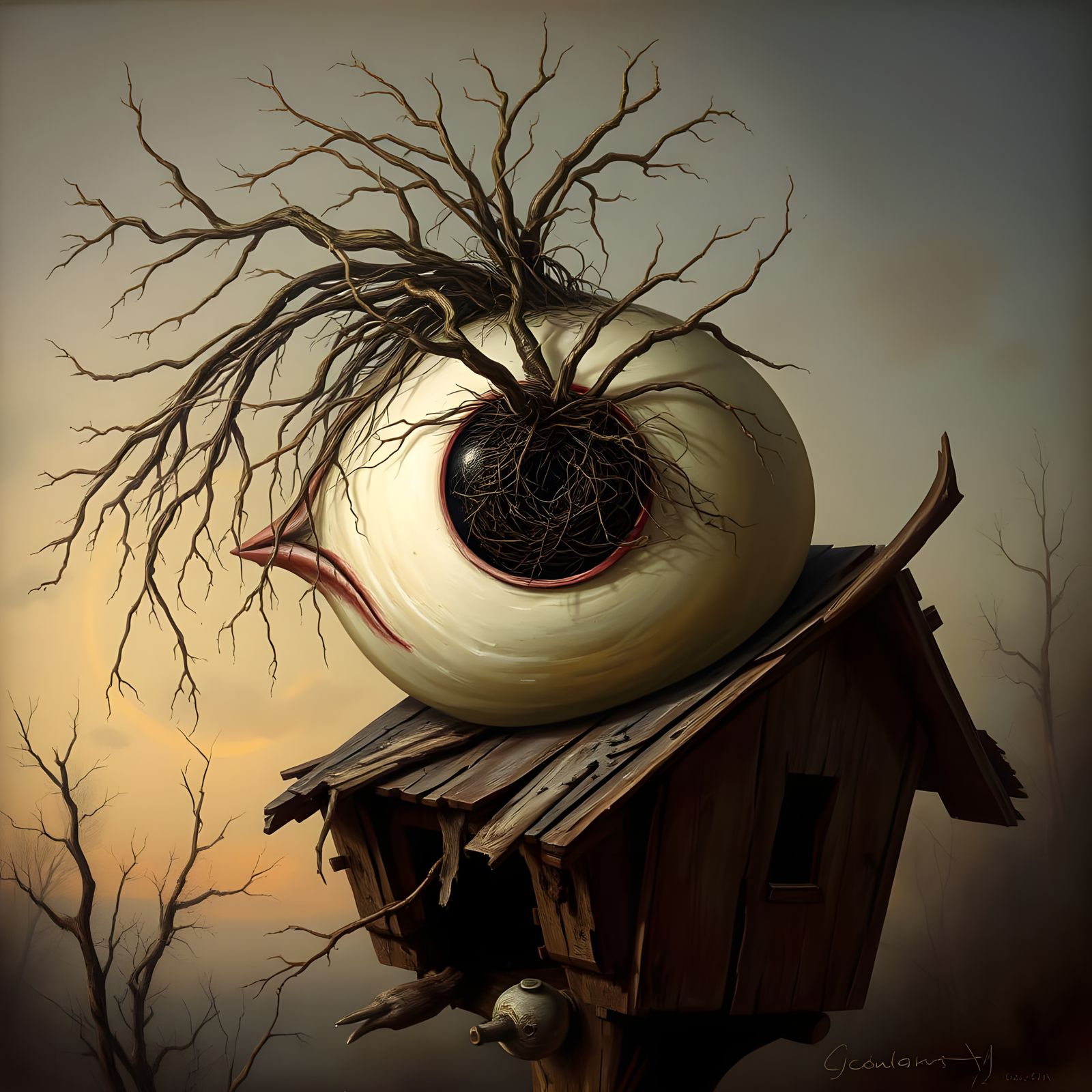 Unusual Nest Eyesore Udder Image