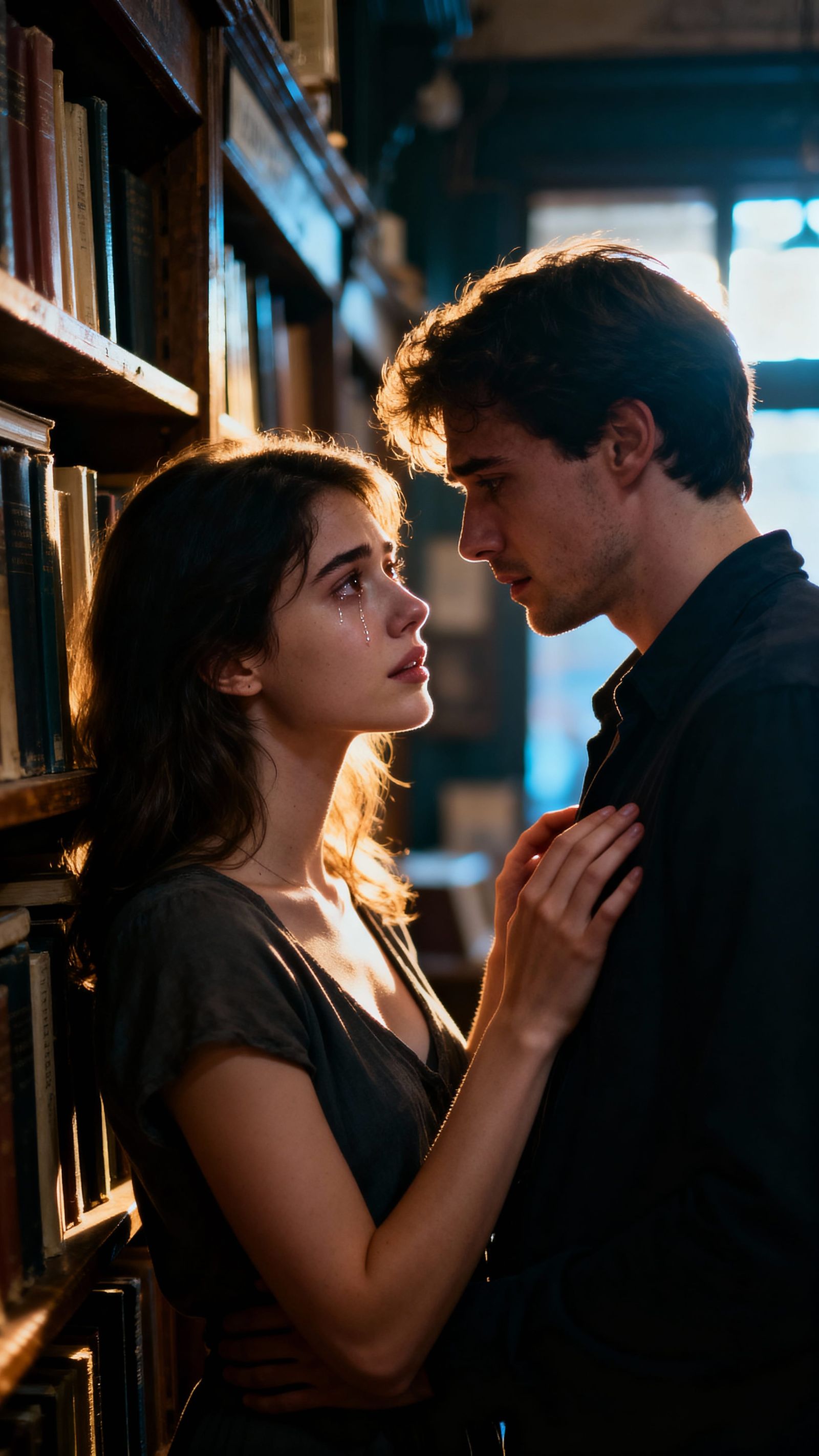 Heartbreaking Scene of a Young Couple's Stressful Breakup