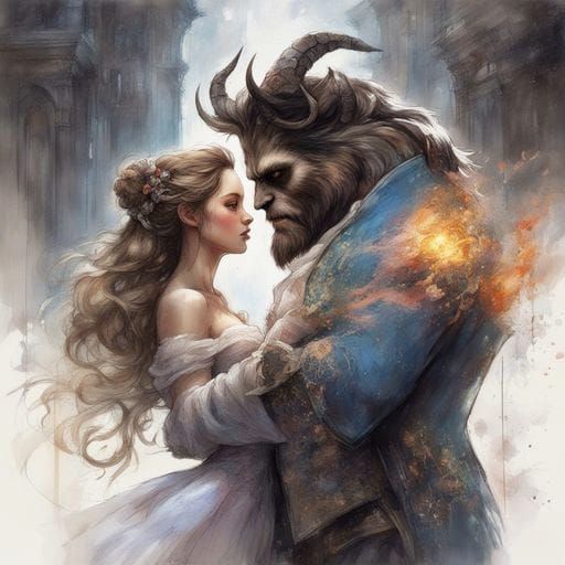 Beauty and the Beast: AI Rendition